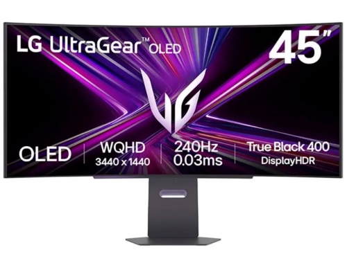 Monitor Curvo LG UltraGear 45GX900A-B OLED 44.5 polegadas UWQHD 21:9 240Hz G-SYNC Compatible