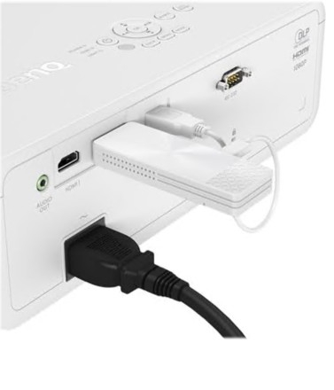 Adaptador de streaming de média de rede BenQ Qcast Mirror QP30 HDMI Wi-Fi 5 branco, 5A.JH328.004