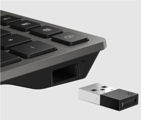 Teclado Wireless HP Teclado multidispositivo recarregável sem fios 725 PT