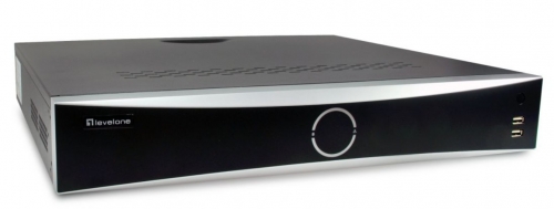 GRAVADOR DE VÍDEO EM REDE GEMINI LEVELONE 32 CANAIS POE DE 16 PORTAS 4 BAIAS NVR-0411