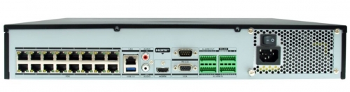 GRAVADOR DE VÍDEO EM REDE GEMINI LEVELONE 32 CANAIS POE DE 16 PORTAS 4 BAIAS NVR-0411