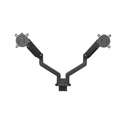 ONE FOR ALL - Suporte Mesa para 2 Monitores com 2 Braços Preto DM 4210
