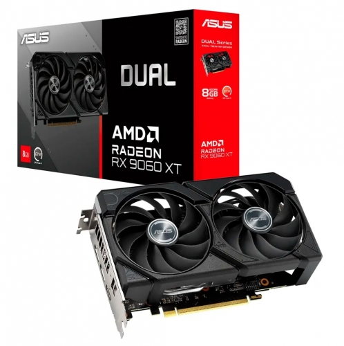 Placa Gráfica Asus AMD Radeon RX 9060 XT RDNA 4 Dual Gaming 8GB GDDR6 90YV0MI1-M0NA00