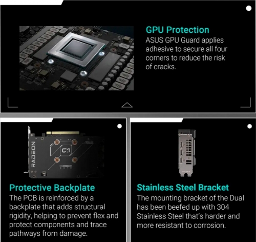 Placa Gráfica Asus AMD Radeon RX 9060 XT RDNA 4 Dual Gaming 8GB GDDR6 90YV0MI1-M0NA00