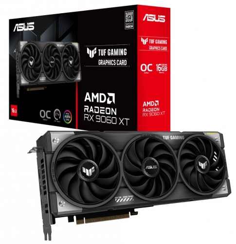 Placa Gráfica Asus AMD Radeon RX 9060 XT "RDNA 4" TUF Gaming OC Edition 16GB GDDR6, 90YV0LF0-M0NA00