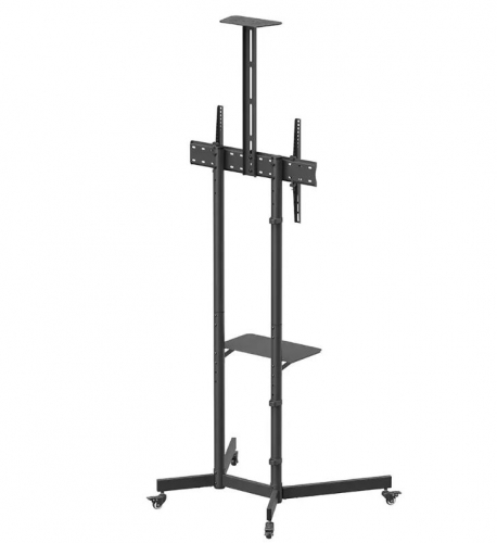 Suporte de TV móvel Ewent EW1581 37"-70" TV com Prateleira Preto