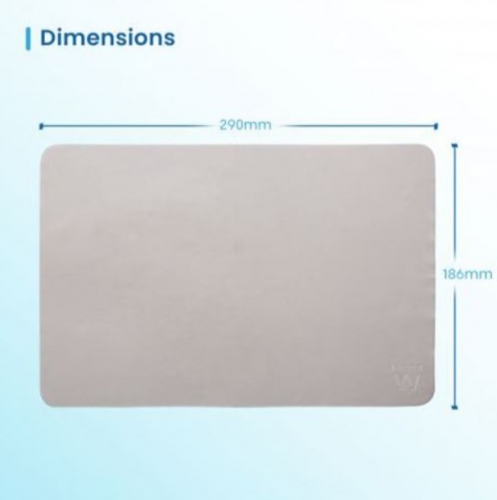 Pano de Microfibra 29x18,6cm para limpeza e proteção de ecrã