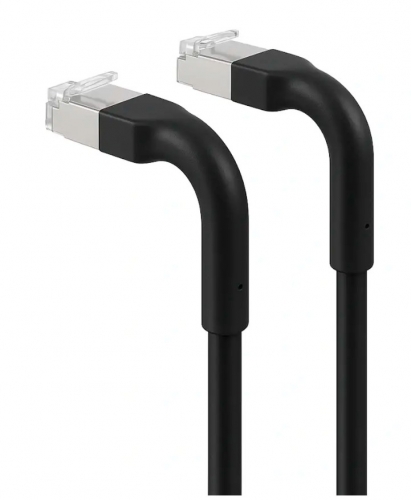 Cabo de Rede Ewent IM1317 CAT.6a U/FTP Slim Flexível 100% Cobre 1m Preto