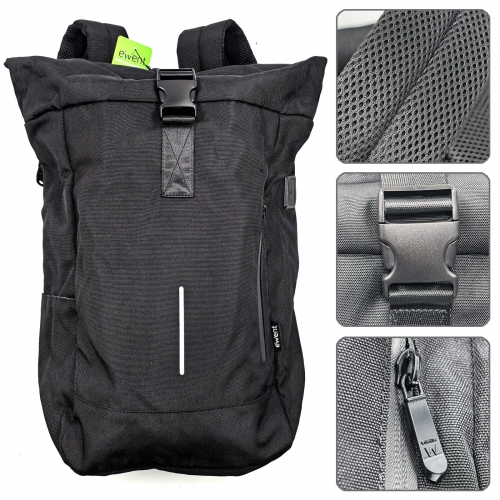 Mochila para Portátil 17.3" TRENDY ROLL à prova de água
