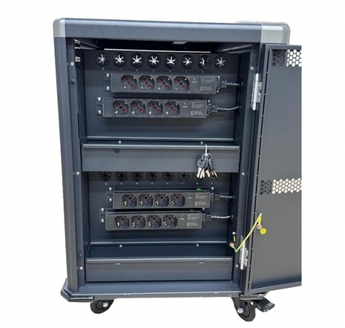 Armário Ewent de Carregamento Preto de 16 Dispositivos EW1703