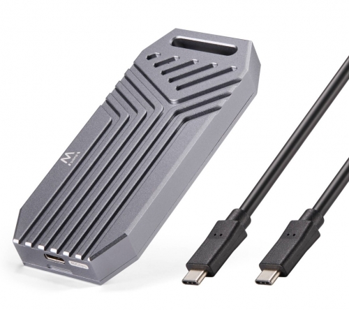 Caixa Externa M.2 Ewent EW7062 NVMe/PCIe USB-C 4 Cinza Screwless