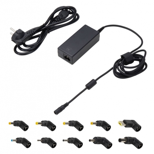 Universal Automatic Notebook charger Home 65Watt, 10 tips, w free tip service, EW3968