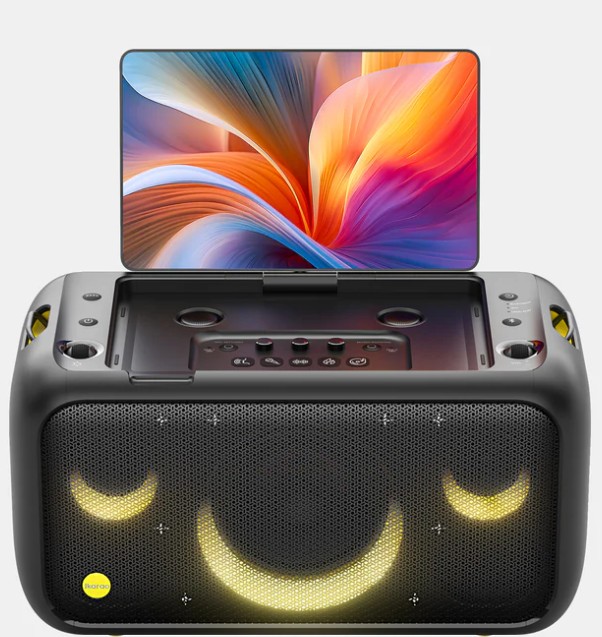 COLUNA IKARAO BREAK X1 KARAOKÊ C/TELA SENSÍVEL AO TOQUE13.3"2MICRO S/FIO 800 W