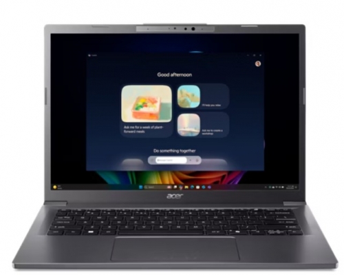 Portátil Acer ASPIRE 14 AI Intel Ultra 5 processor 226V, 16 GB LPDDR5X, 512GB PCIe NVMe SSD, 14" WUXGA OLED DCI-P3 11 Home, NX.JFVEB.01Q