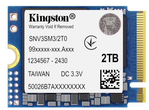 DISCO SSD Kingston NV3 2TB Gen4 M.2 NVMe 2230 (6000/5000MB/s) SNV3SM3/2T0