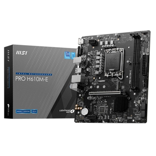 Motherboard Micro-ATX MSI Pro H610M-E Skt1700