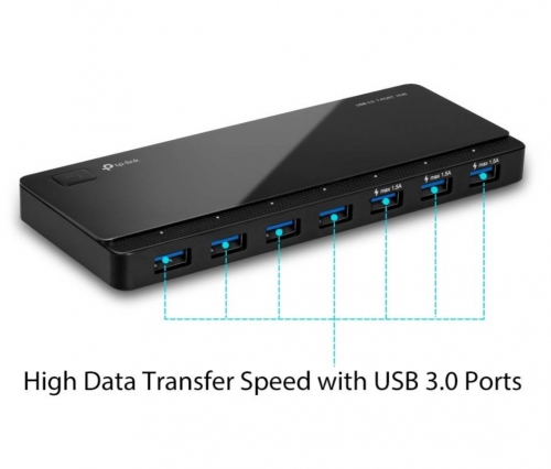 HUB USB 3.0 TP-Link UH700 7 Portas c/ Alimentação