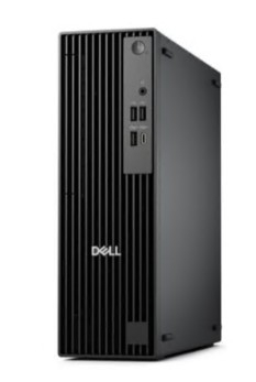 Computador Dell Pro Slim QCS1250 Core Ultra 7 265 RAM 16 GB SSD 512 GB NVMe, TLC Intel Graphics Win 11 Pro preto BTS