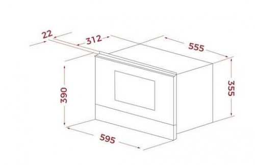Microondas TEKA Encastre MS 6220 BI L SS Total 112040009