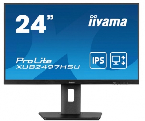 Monitor iiyama ProLite XUB2497HSU-B2 LED 24" Full HD 100 Hz IPS 250 1 ms preto