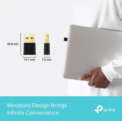 Adaptador de Rede USB TP-Link Archer TX1800U Nano Wireless AX1800 Wi-Fi 6 Dual-Band