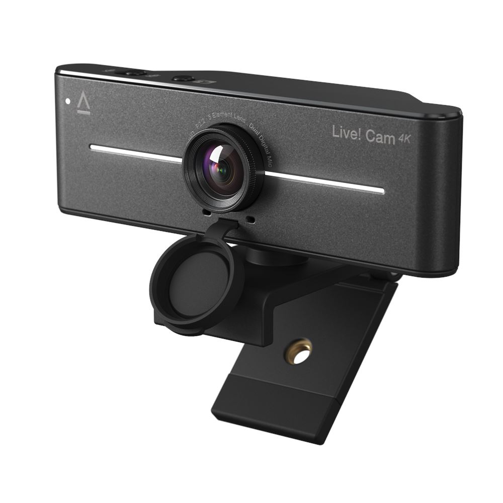 Webcam CREATIVE LIVE CAM UHD 4K com compensação de luz de fundo