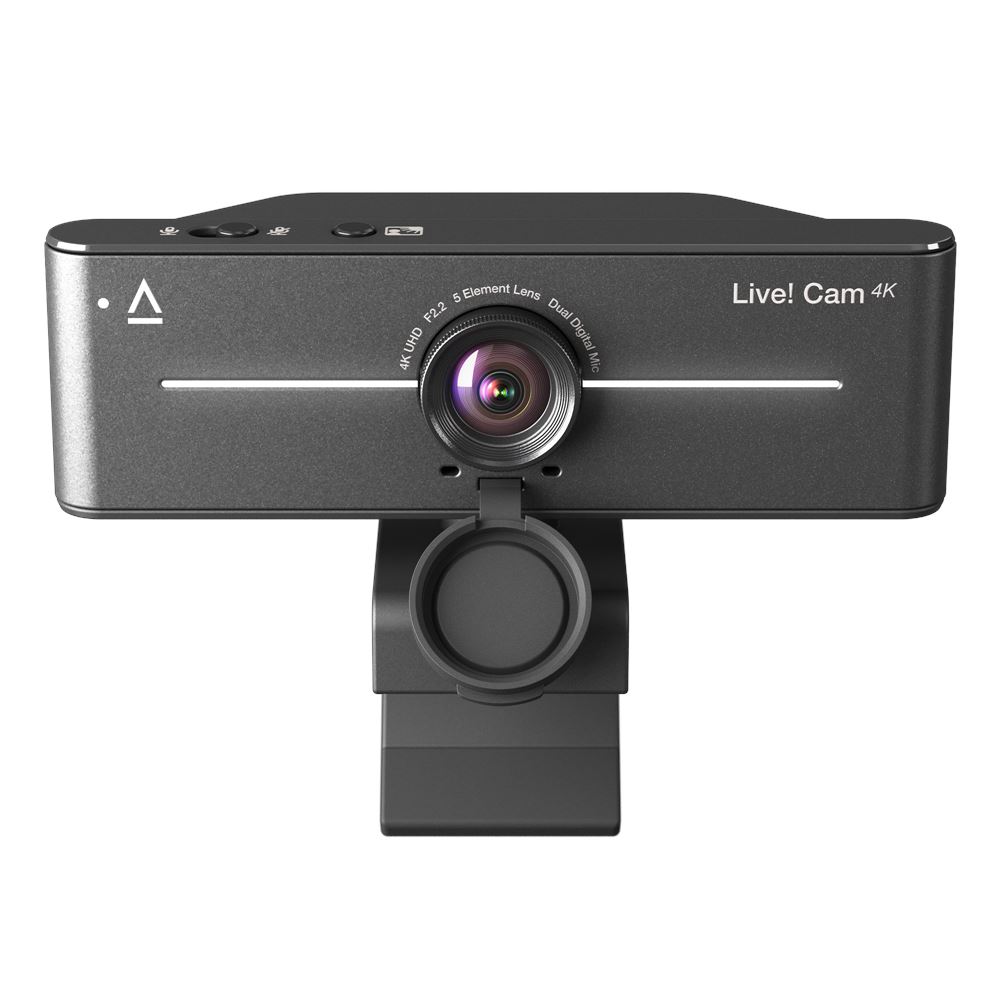 Webcam CREATIVE LIVE CAM UHD 4K com compensação de luz de fundo