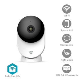 CAMARA NEDIS SMARTLIFE INTERNA WIFI 3MP FULL HD