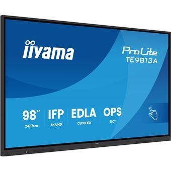 Ecrã de Sinalização iiyama TE9813A-B1AG - 4K UHD - 98 polegadas