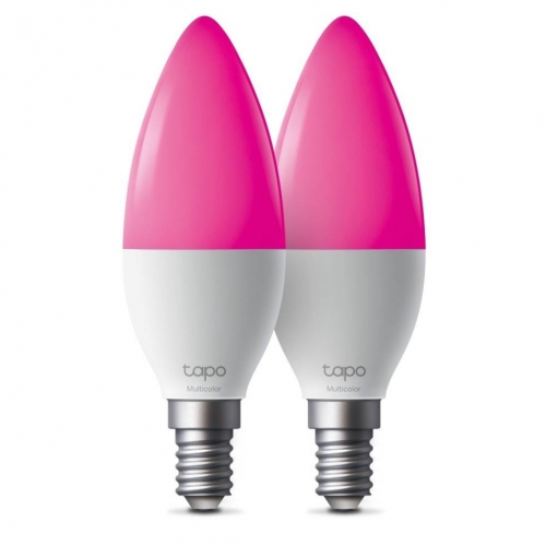 Lâmpada Inteligente TP-Link Smart Light Bulb Multicolor Tapo L430C 2500-6500K Wi-Fi (Pack 2)