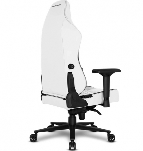 Cadeira ALPHA GAMER Alegra PU Leather White/Black V2