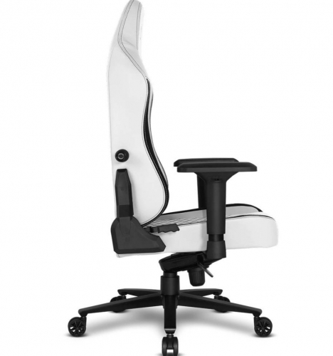 Cadeira ALPHA GAMER Alegra PU Leather White/Black V2