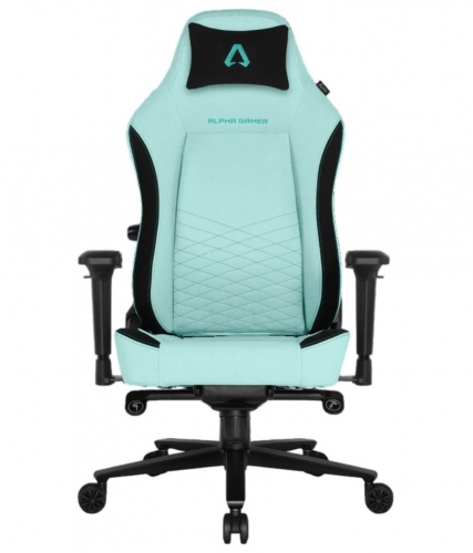 Cadeira ALPHA GAMER Alegra Fabric Green/Black V2