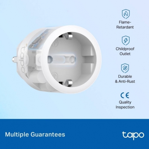 Tomada Inteligente TP-Link Tapo P115 Mini Smart Wi-Fi (Pack 4)