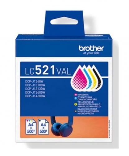 Tinteiro Original Brother LC521VAL