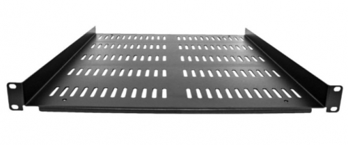 Prateleira StarTech de bastidor preto 1U 19"