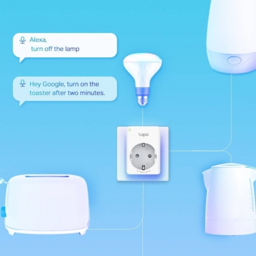 Tapo P110 x 2 Mini Smart Wi-Fi Socket, Energy Monitoring, 100-240 V, Max Load 16 A, 50/60 Hz, 2.4 GHz Wi-Fi networking
