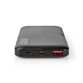 POWER BANK NEDIS 10000mAh OUTPUT 1X USB-C 1X USB-A INPUT 1X MICROUSB 1X USB-C