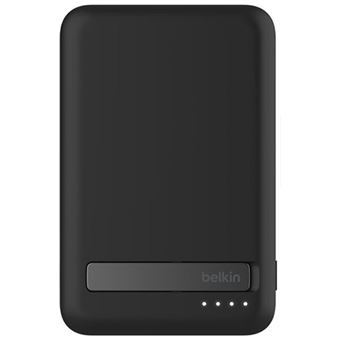 Powerbank Wireless Belkin Boost Charge 5000mAh 15W Qi2 Stand com MagSafe - Preto
