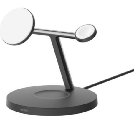 Belkin Soporte de carga inalámbrica 3 en 1 con Qi2 de 15 W
