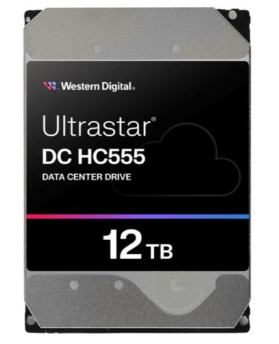 Disco WD Ultrastar DC HC555 Centro de Dados 12TB 3.5" SATA 6Gb/s 7200 rpm buffer: 512 MB