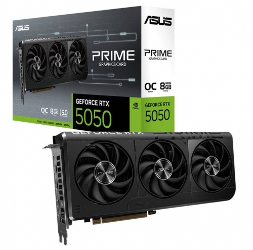 Placa Gráfica Asus NVIDIA GeForce RTX 5050 Blackwell Prime OC 8GB GDDR6 DLSS4 90YV0N70-M0NA00
