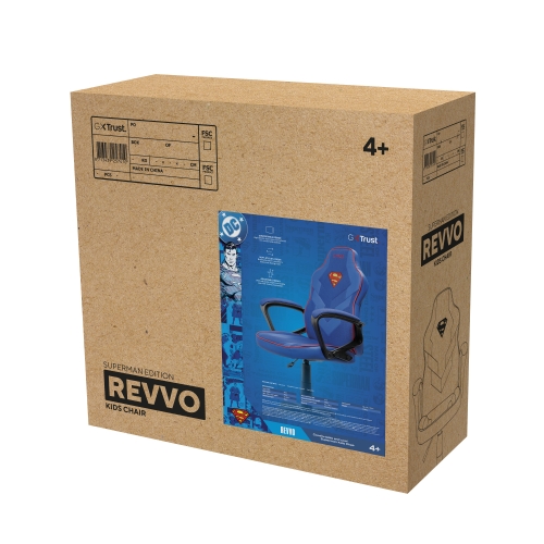 Cadeira de jogos Trust GXT 703SM Revvo Kids Azul, Vermelho