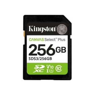 Cartão de Memória 256GB Kingston Technology Canvas Select Plus Gen3 SDS3/256GB