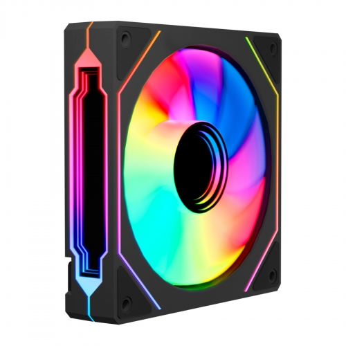 VENTOINHA ABYSM ARCLIGHT 3.0 ARGB 120 MM PRETA