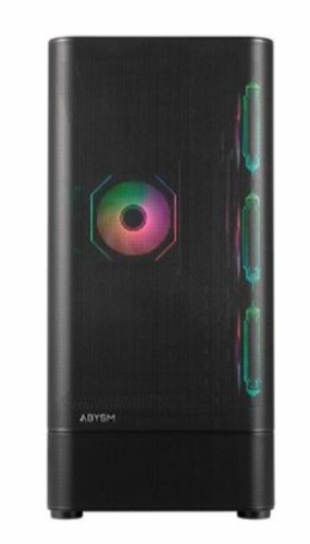 CAIXA ATX ABYSM GAMING DANUBE SAVA H500 II AIR TEMP GLASS ARGB BLACK