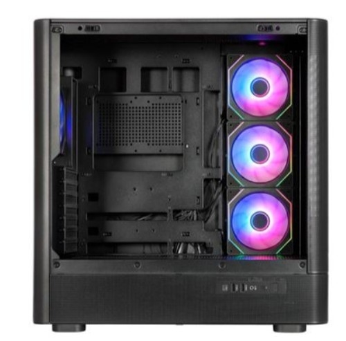 CAIXA ATX ABYSM GAMING DANUBE SAVA H500 II AIR TEMP GLASS ARGB BLACK