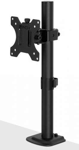 Lindy Suporte de tela única fixa de projeção curta - Preto, 40709