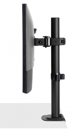 Lindy Suporte de tela única fixa de projeção curta - Preto, 40709