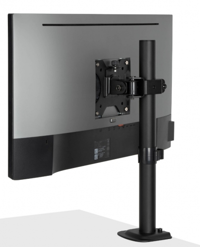 Lindy Suporte de tela única fixa de projeção curta - Preto, 40709